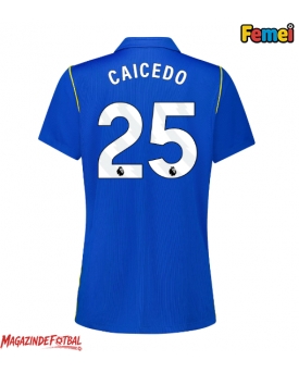 Chelsea Moises Caicedo #25 Tricou Fotbal Replică 2026-27 Femei Acasa